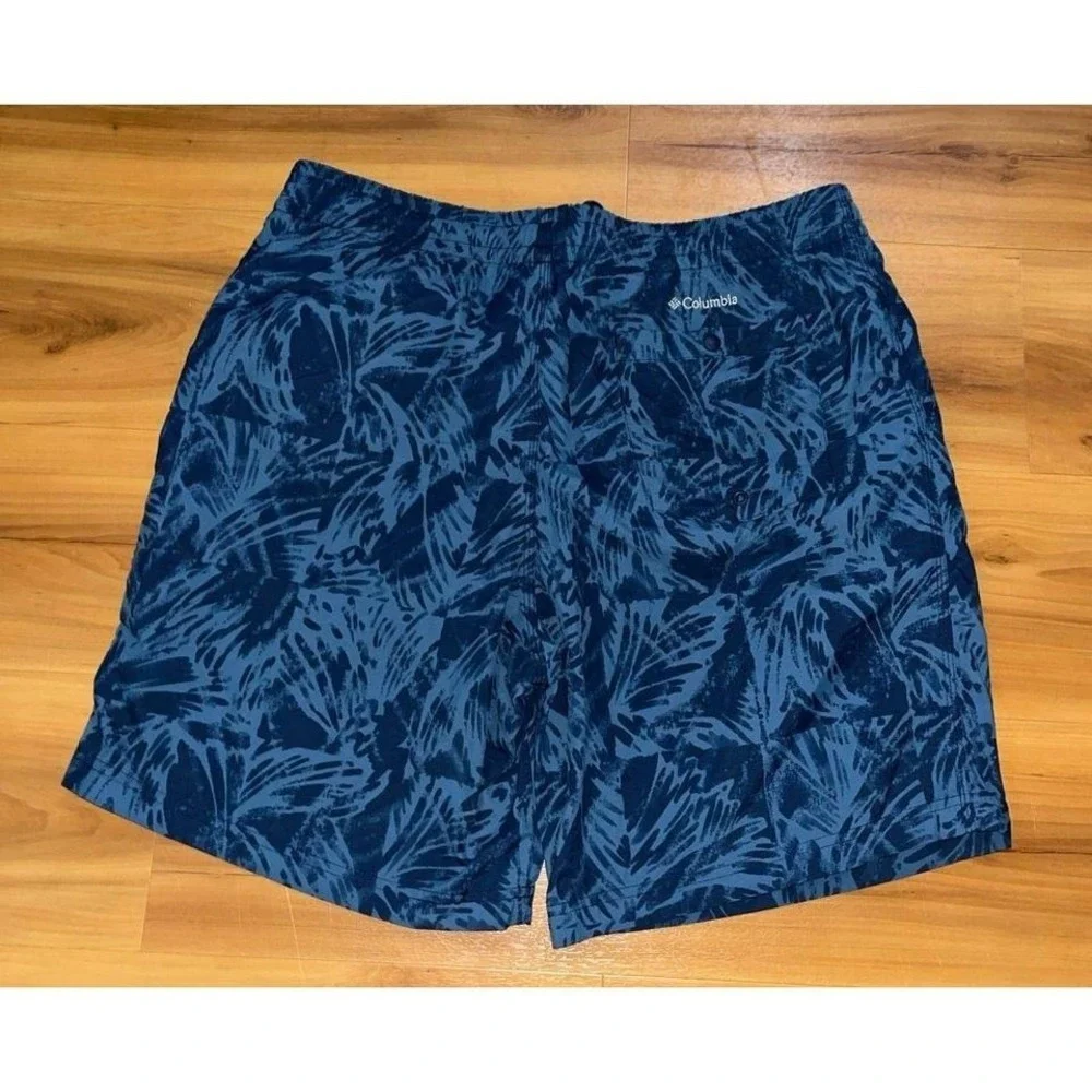Mens‎ Columbia Floral Drawstring Swim Beach Shorts